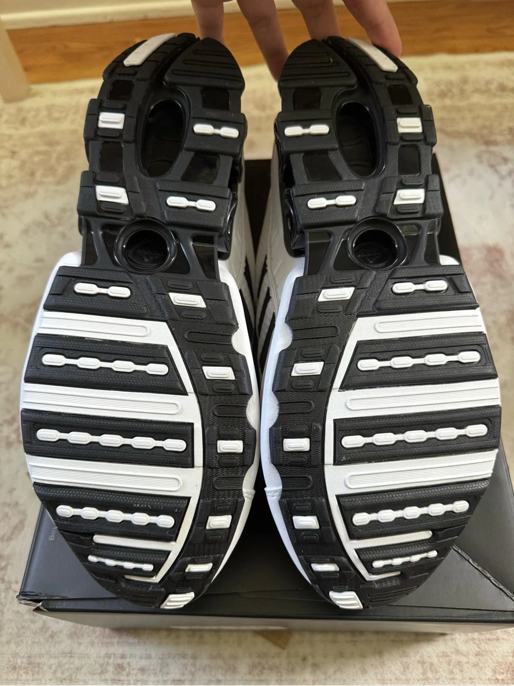 adidas Megaride O1 White/Core/Black/Silver Men’s Size 11